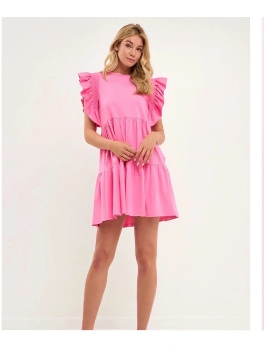English Factory Hot Pink Crewneck Tee